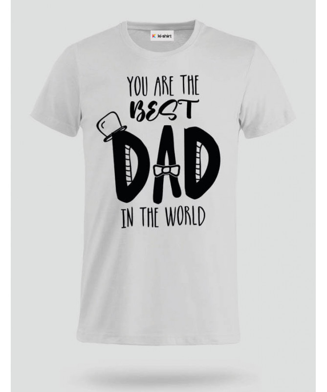 Best Dad T-shirt Basic Uomo