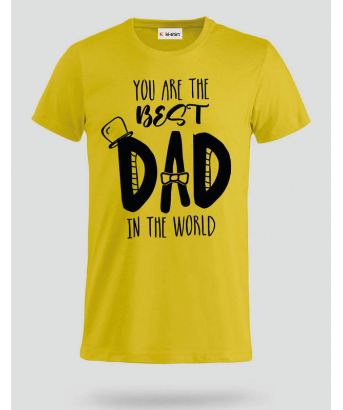 Best Dad T-shirt Basic Uomo