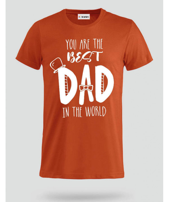 Best Dad T-shirt Basic Uomo
