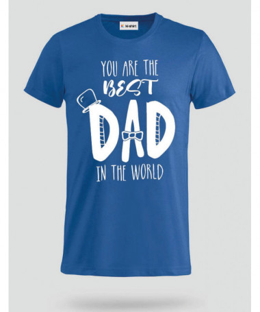Best Dad T-shirt Basic Uomo