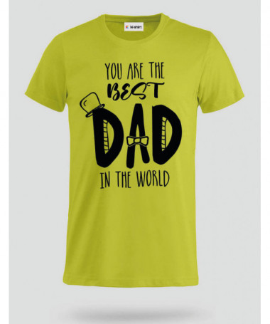 Best Dad T-shirt Basic Uomo