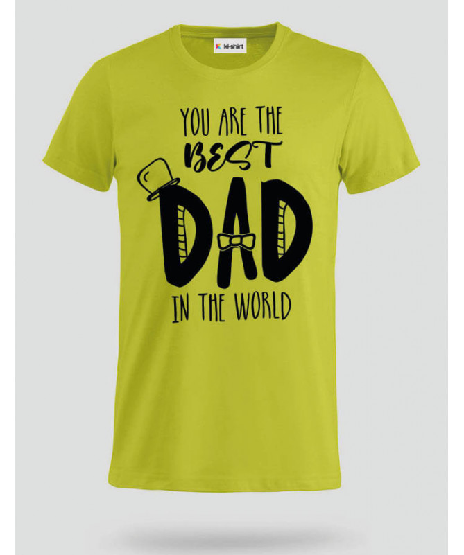 Best Dad T-shirt Basic Uomo