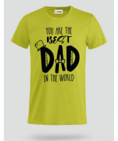Best Dad T-shirt Basic Uomo