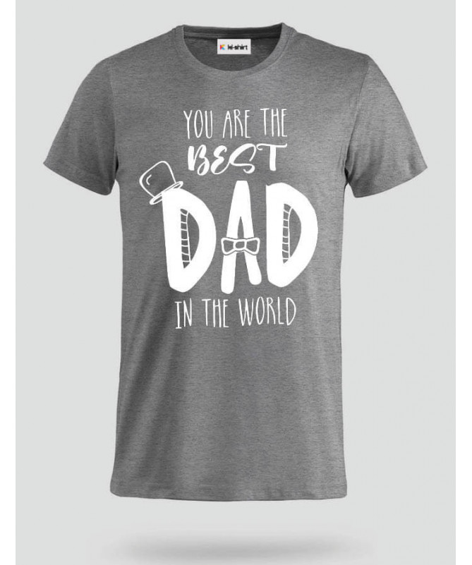 Best Dad T-shirt Basic Uomo