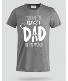 Best Dad T-shirt Basic Uomo