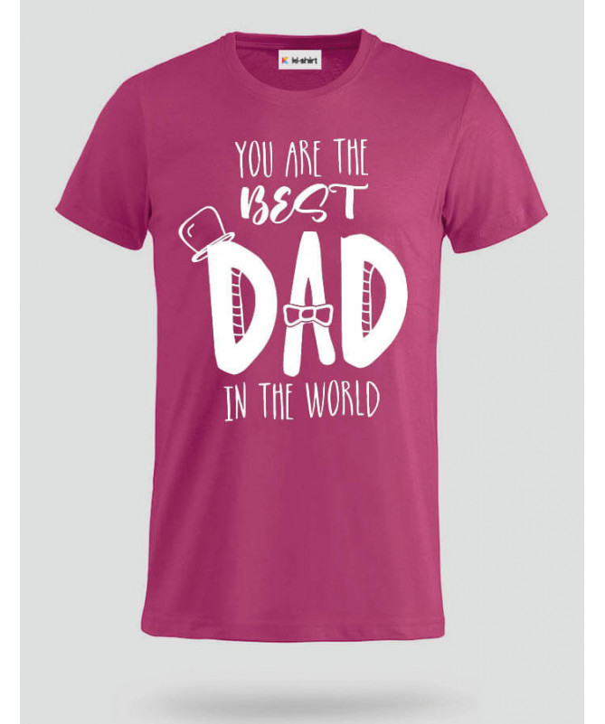 Best Dad T-shirt Basic Uomo