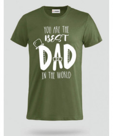 Best Dad T-shirt Basic Uomo
