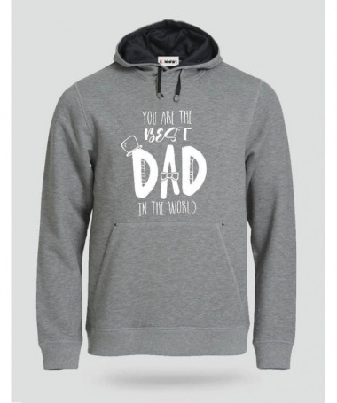 Best Dad Felpa Premium con cappuccio Uomo
