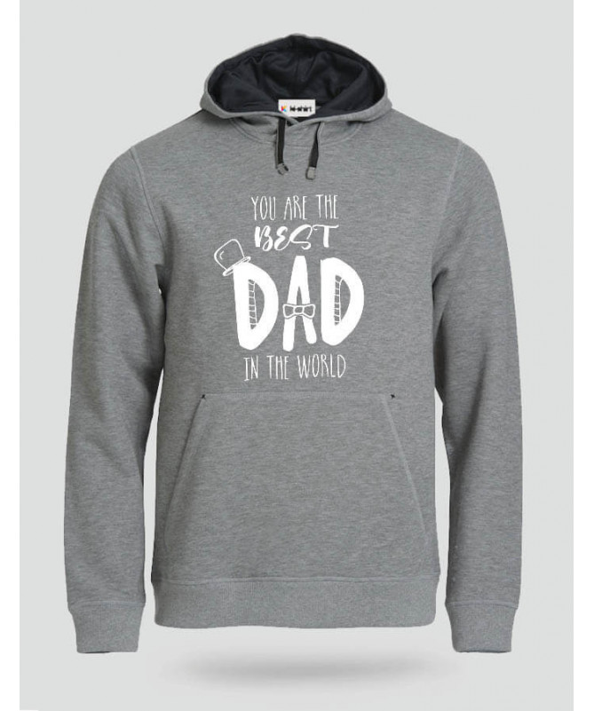 Best Dad Felpa Premium con cappuccio Uomo