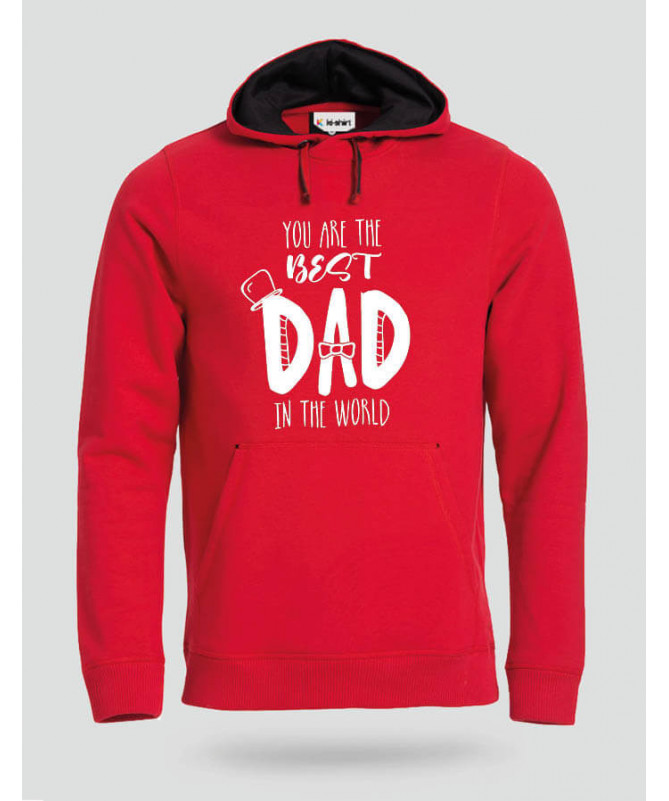 Best Dad Felpa Premium con cappuccio Uomo