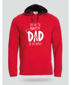 Best Dad Felpa Premium con cappuccio Uomo