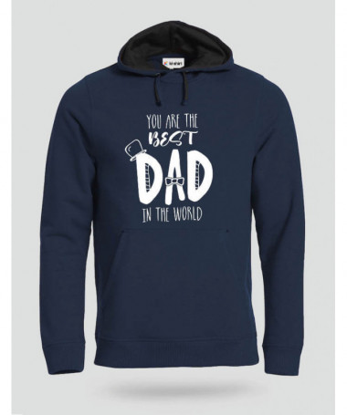 Best Dad Felpa Premium con cappuccio Uomo