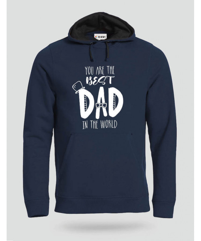 Best Dad Felpa Premium con cappuccio Uomo