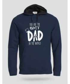 Best Dad Felpa Premium con cappuccio Uomo