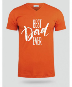 Best Dad Ever T-shirt Scollo V