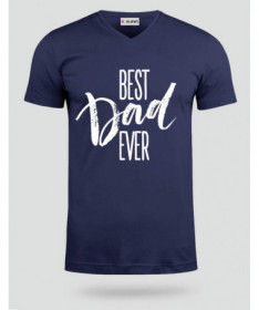 Best Dad Ever T-shirt Scollo V