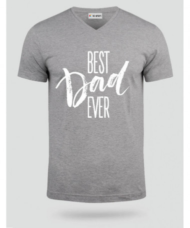 Best Dad Ever T-shirt Scollo V