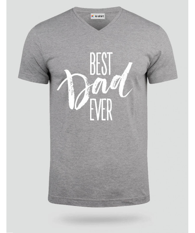 Best Dad Ever T-shirt Scollo V
