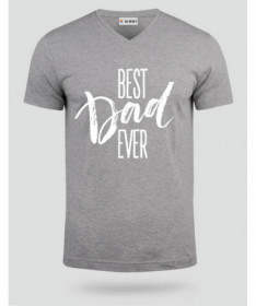 Best Dad Ever T-shirt Scollo V
