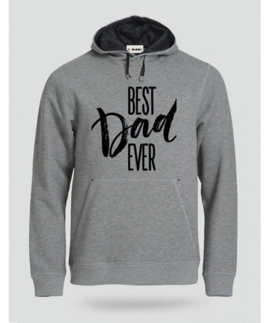 Best Dad Ever Felpa Premium con cappuccio Uomo