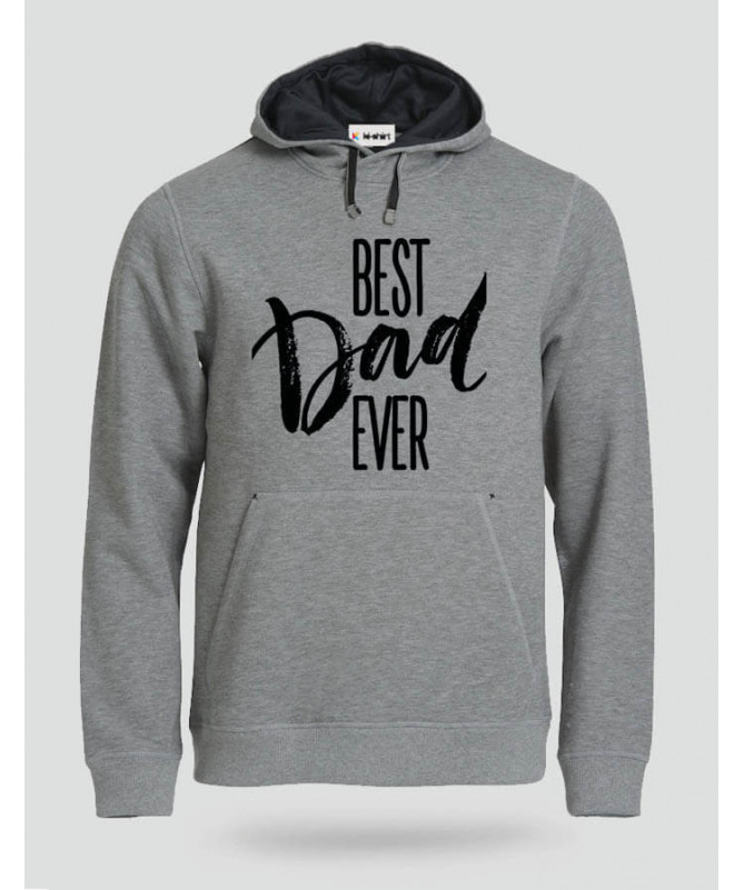 Best Dad Ever Felpa Premium con cappuccio Uomo