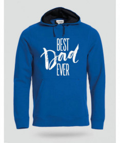 Best Dad Ever Felpa Premium con cappuccio Uomo