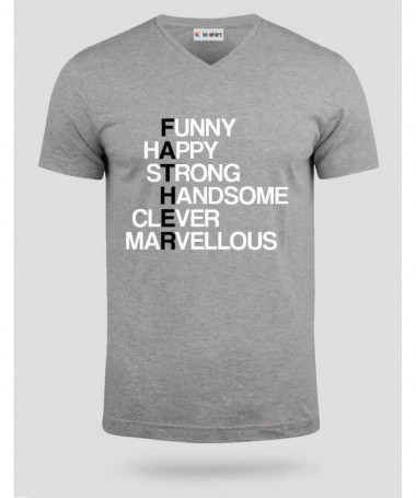 Father T-shirt Scollo V