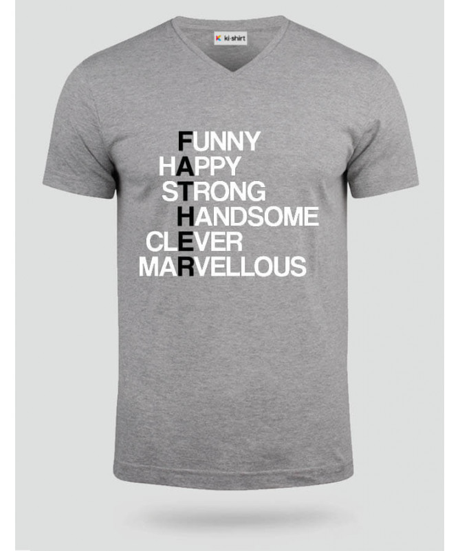 Father T-shirt Scollo V