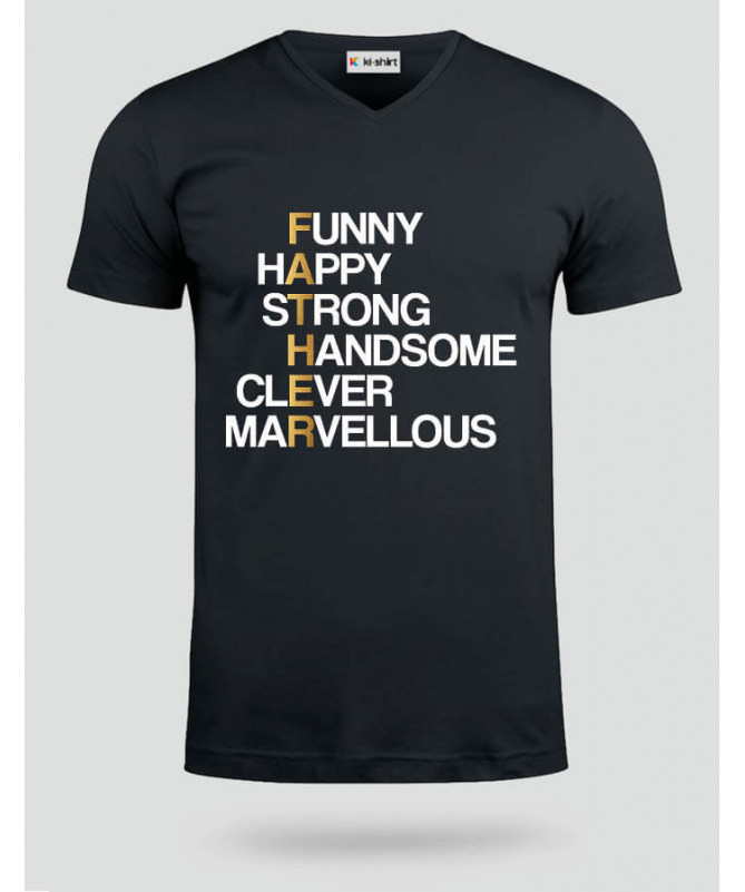 Father T-shirt Scollo V