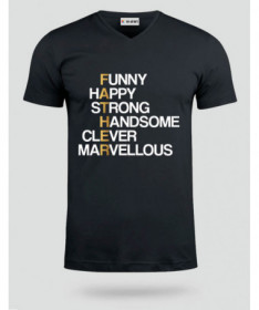 Father T-shirt Scollo V