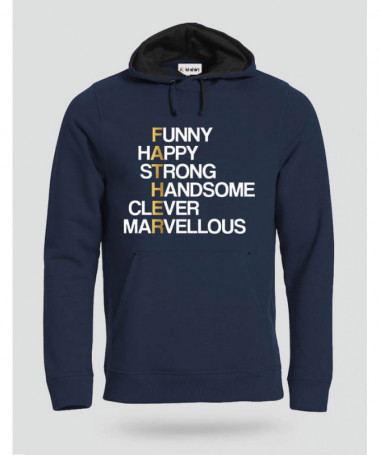 Father Felpa Premium con cappuccio Uomo