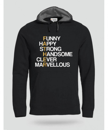 Father Felpa Premium con cappuccio Uomo