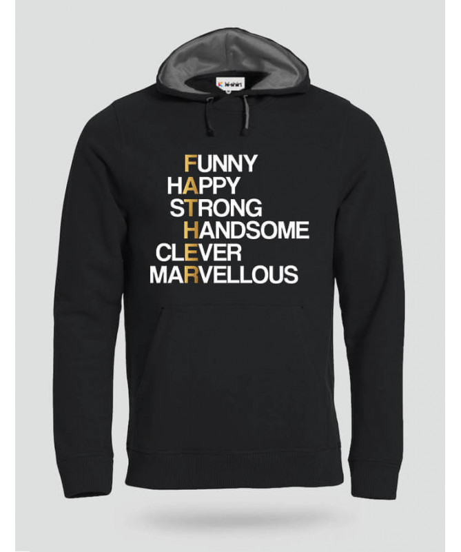 Father Felpa Premium con cappuccio Uomo