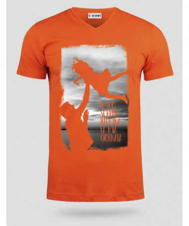 Felicità T-shirt Scollo V