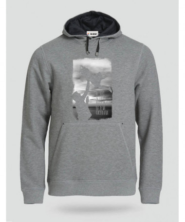 Felicità Felpa Premium con cappuccio Uomo