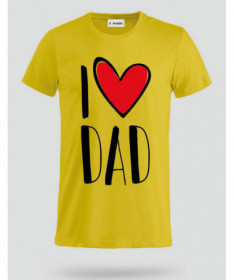 I Love Dad T-shirt Basic Uomo