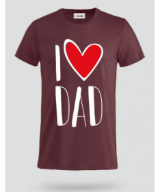 I Love Dad T-shirt Basic Uomo