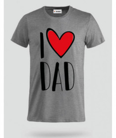I Love Dad T-shirt Basic Uomo