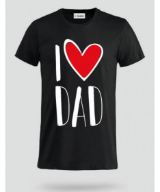 I Love Dad T-shirt Basic Uomo