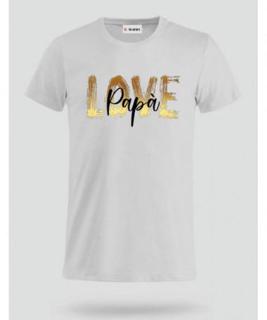 Love Papà T-shirt Basic Uomo