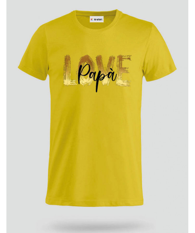 Love Papà T-shirt Basic Uomo