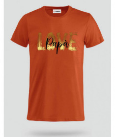 Love Papà T-shirt Basic Uomo