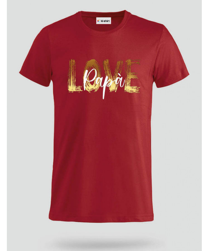 Love Papà T-shirt Basic Uomo