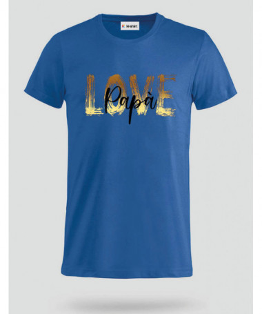 Love Papà T-shirt Basic Uomo