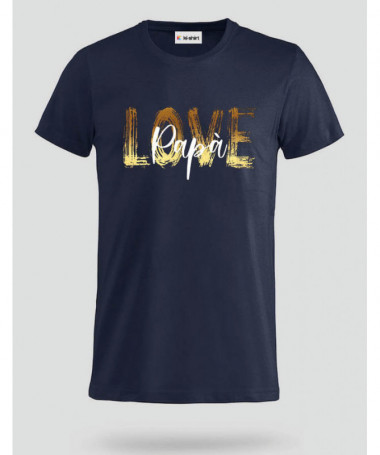 Love Papà T-shirt Basic Uomo