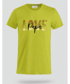 Love Papà T-shirt Basic Uomo