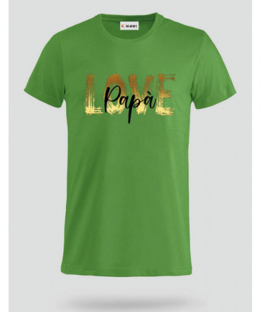 Love Papà T-shirt Basic Uomo