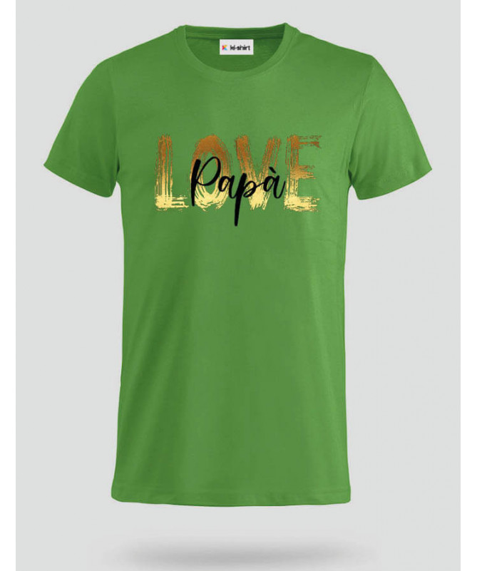 Love Papà T-shirt Basic Uomo