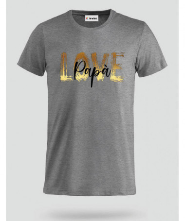 Love Papà T-shirt Basic Uomo