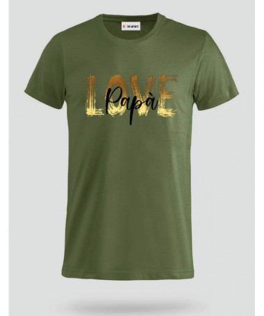 Love Papà T-shirt Basic Uomo